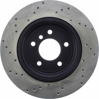 StopTech Sport Cryo Cross Drilled Brake Rotor; Front Left