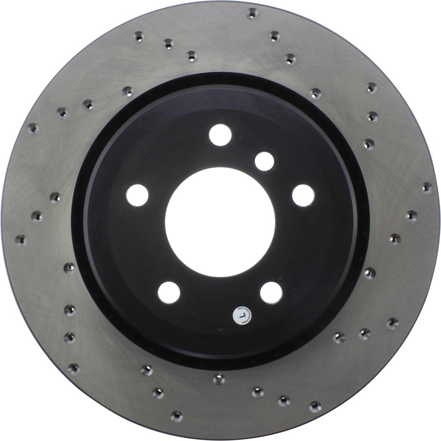 StopTech Sport Cryo Cross Drilled Brake Rotor; Front Left