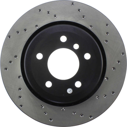 StopTech Sport Cryo Cross Drilled Brake Rotor; Front Left