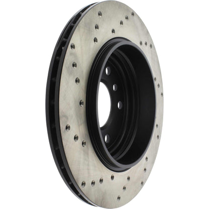 StopTech Sport Cryo Cross Drilled Brake Rotor; Front Left
