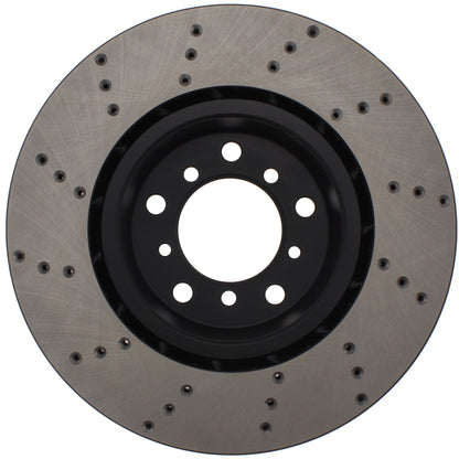 StopTech Sport Cryo Cross Drilled Brake Rotor; Front Right