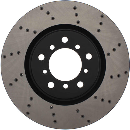 StopTech Sport Cryo Cross Drilled Brake Rotor; Front Right