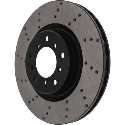 StopTech Sport Cryo Cross Drilled Brake Rotor; Front Right