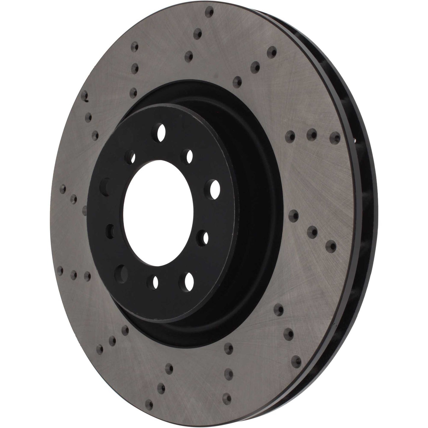 StopTech Sport Cryo Cross Drilled Brake Rotor; Front Left