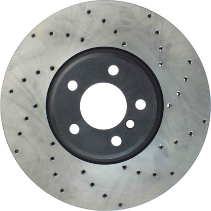 StopTech Sport Cryo Cross Drilled Brake Rotor; Front Right