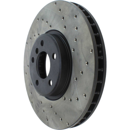 StopTech Sport Cryo Cross Drilled Brake Rotor; Front Right