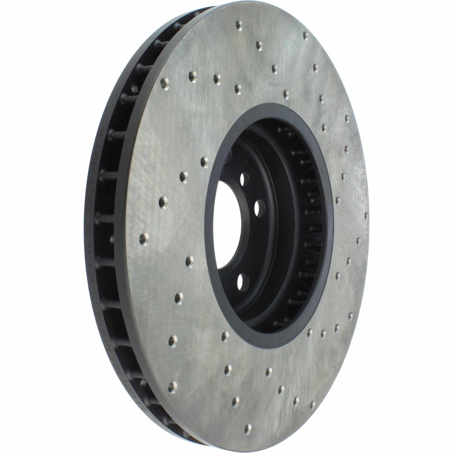 StopTech Sport Cryo Cross Drilled Brake Rotor; Front Left