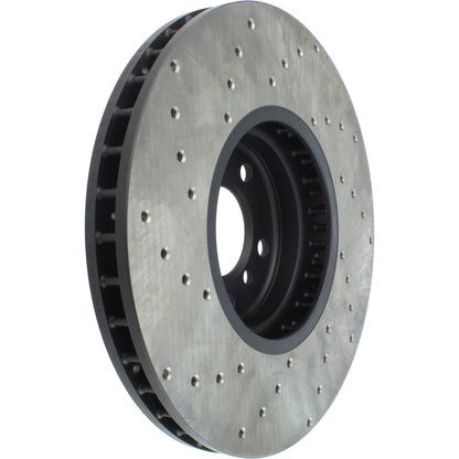 StopTech Sport Cryo Cross Drilled Brake Rotor; Front Right