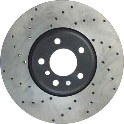 StopTech Sport Cryo Cross Drilled Brake Rotor; Rear Left