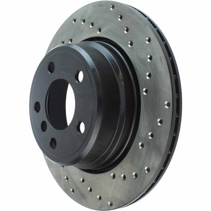 StopTech Sport Cryo Cross Drilled Brake Rotor; Rear Right