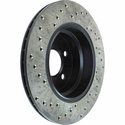 StopTech Sport Cryo Cross Drilled Brake Rotor; Rear Right