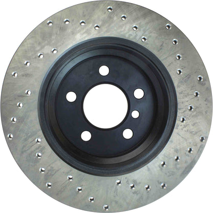 StopTech Sport Cryo Cross Drilled Brake Rotor; Front Left