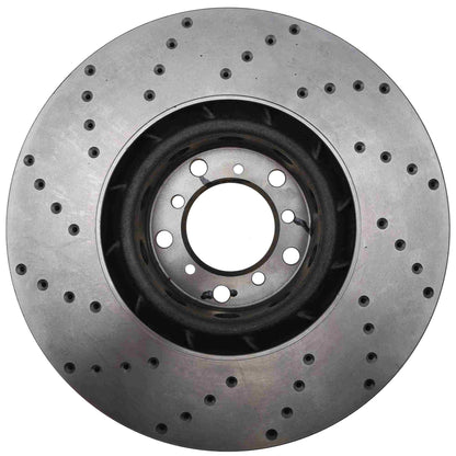 StopTech Sport Cryo Cross Drilled Brake Rotor; Front Right