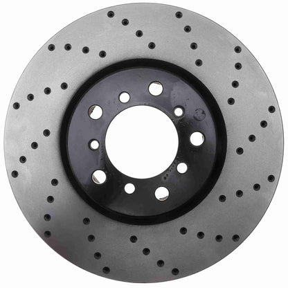 StopTech Sport Cryo Cross Drilled Brake Rotor; Front Right