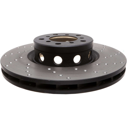 StopTech Sport Cryo Cross Drilled Brake Rotor; Rear Left