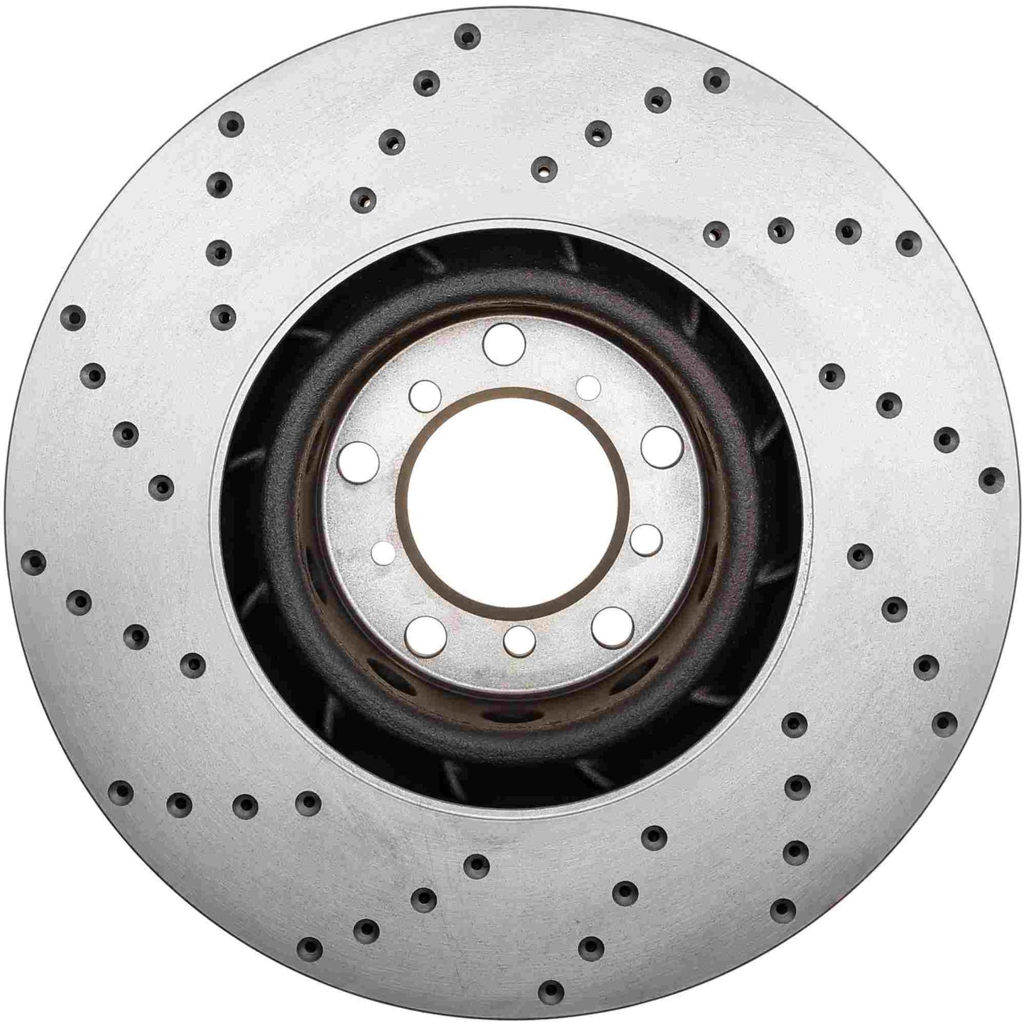 StopTech Sport Cryo Cross Drilled Brake Rotor; Rear Left