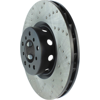 StopTech Sport Cryo Cross Drilled Brake Rotor; Rear Right