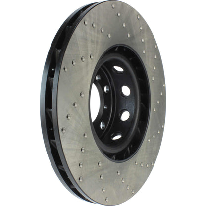 StopTech Sport Cryo Cross Drilled Brake Rotor; Rear Right