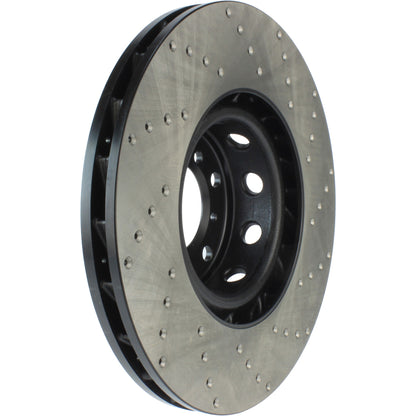 StopTech Sport Cryo Cross Drilled Brake Rotor; Rear Right