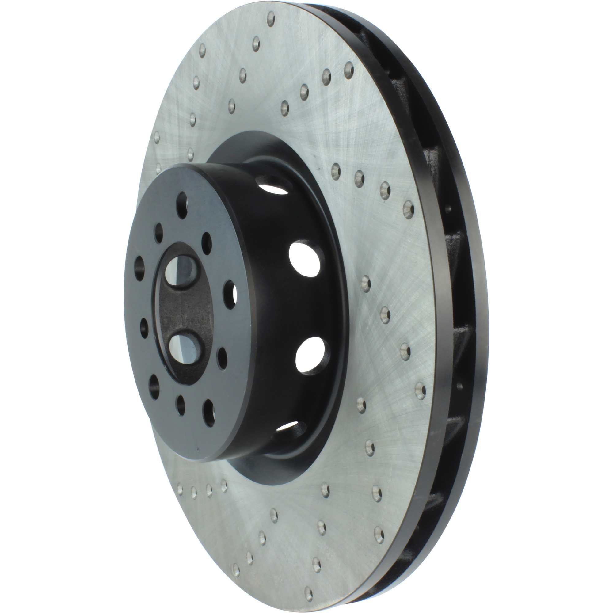StopTech Sport Cryo Cross Drilled Brake Rotor; Front Left