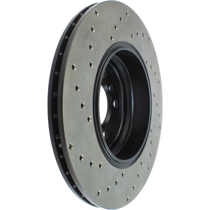 StopTech Sport Cryo Cross Drilled Brake Rotor; Rear Right