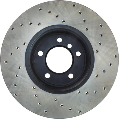 StopTech Sport Cryo Cross Drilled Brake Rotor; Front Left
