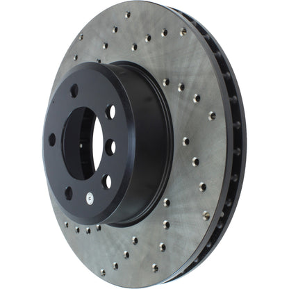 StopTech Sport Cryo Cross Drilled Brake Rotor; Front Left