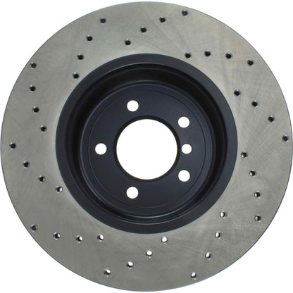 StopTech Sport Cryo Cross Drilled Brake Rotor; Front Right