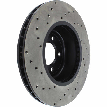 StopTech Sport Cryo Cross Drilled Brake Rotor; Front Right