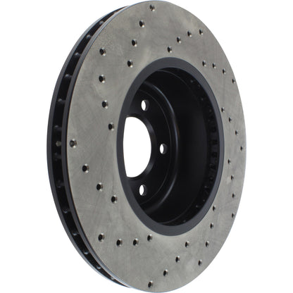 StopTech Sport Cryo Cross Drilled Brake Rotor; Front Right