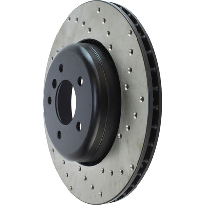 StopTech Sport Cryo Cross Drilled Brake Rotor; Front Right