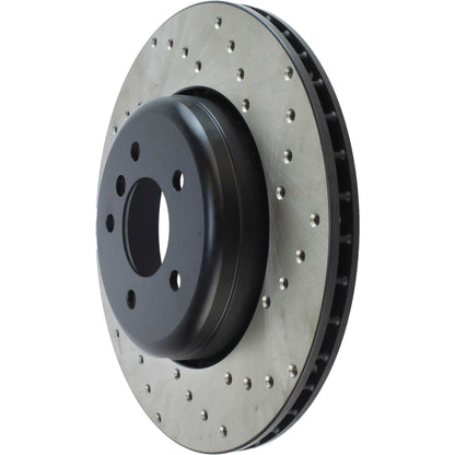 StopTech Sport Cryo Cross Drilled Brake Rotor; Front Right