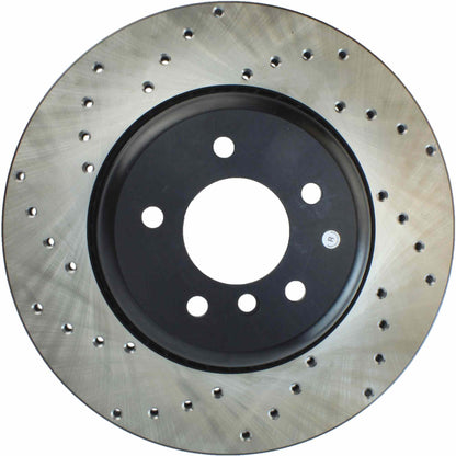 StopTech Sport Cryo Cross Drilled Brake Rotor; Rear Left