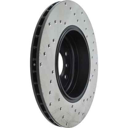 StopTech Sport Cryo Cross Drilled Brake Rotor; Rear Left