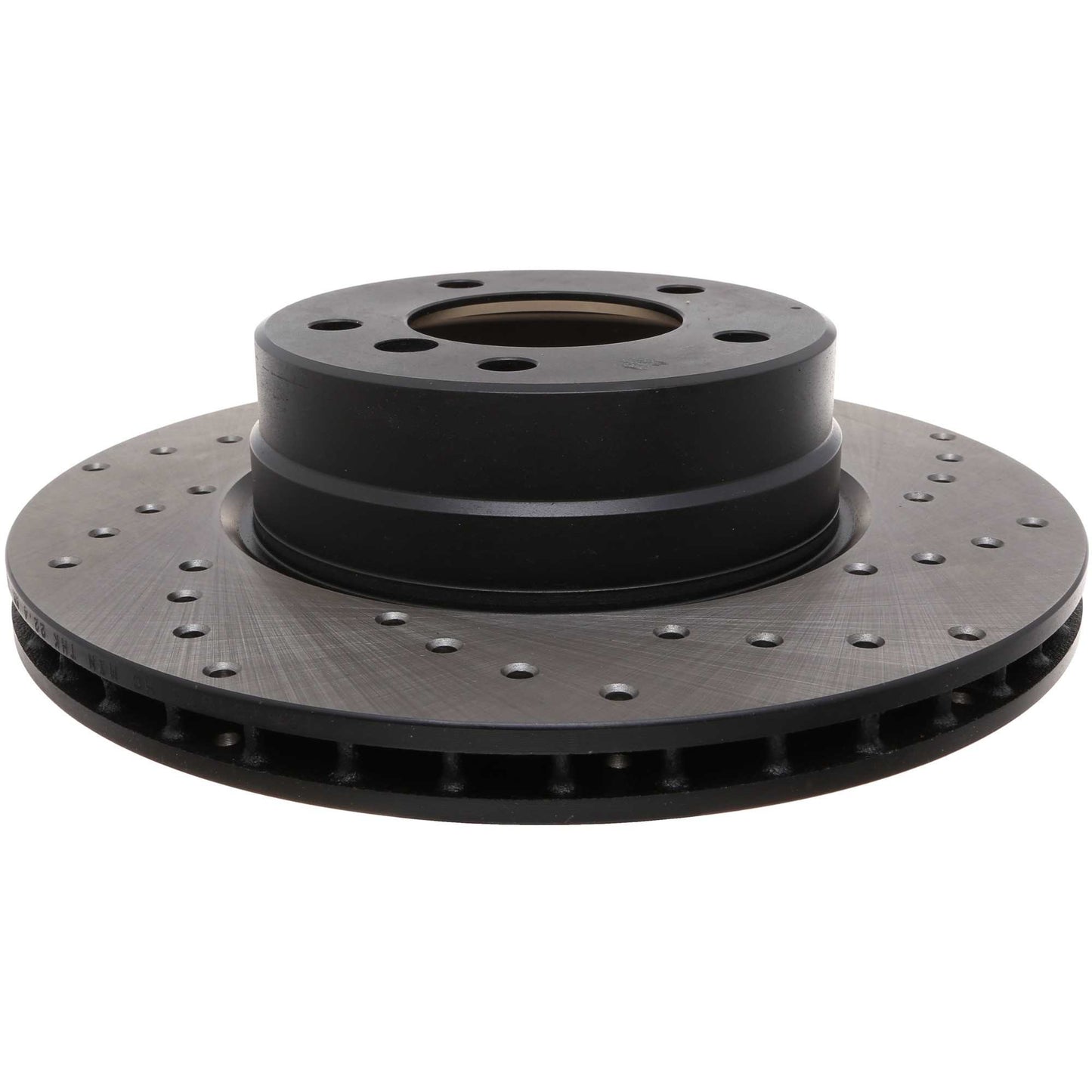 StopTech 04-05 BMW 525 Series Manual Trans / 10/06-07 525i Sedan Drilled Left Front Rotor 128.34073L