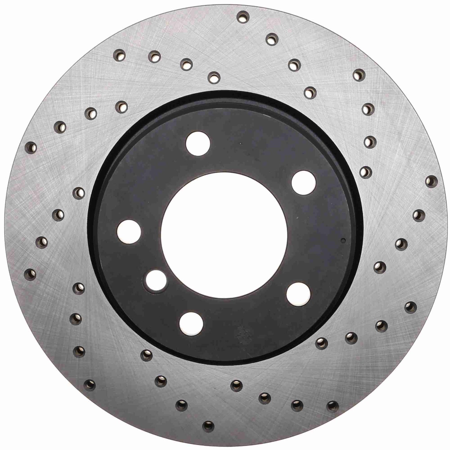 StopTech 04-05 BMW 525 Series Manual Trans / 10/06-07 525i Sedan Drilled Left Front Rotor 128.34073L