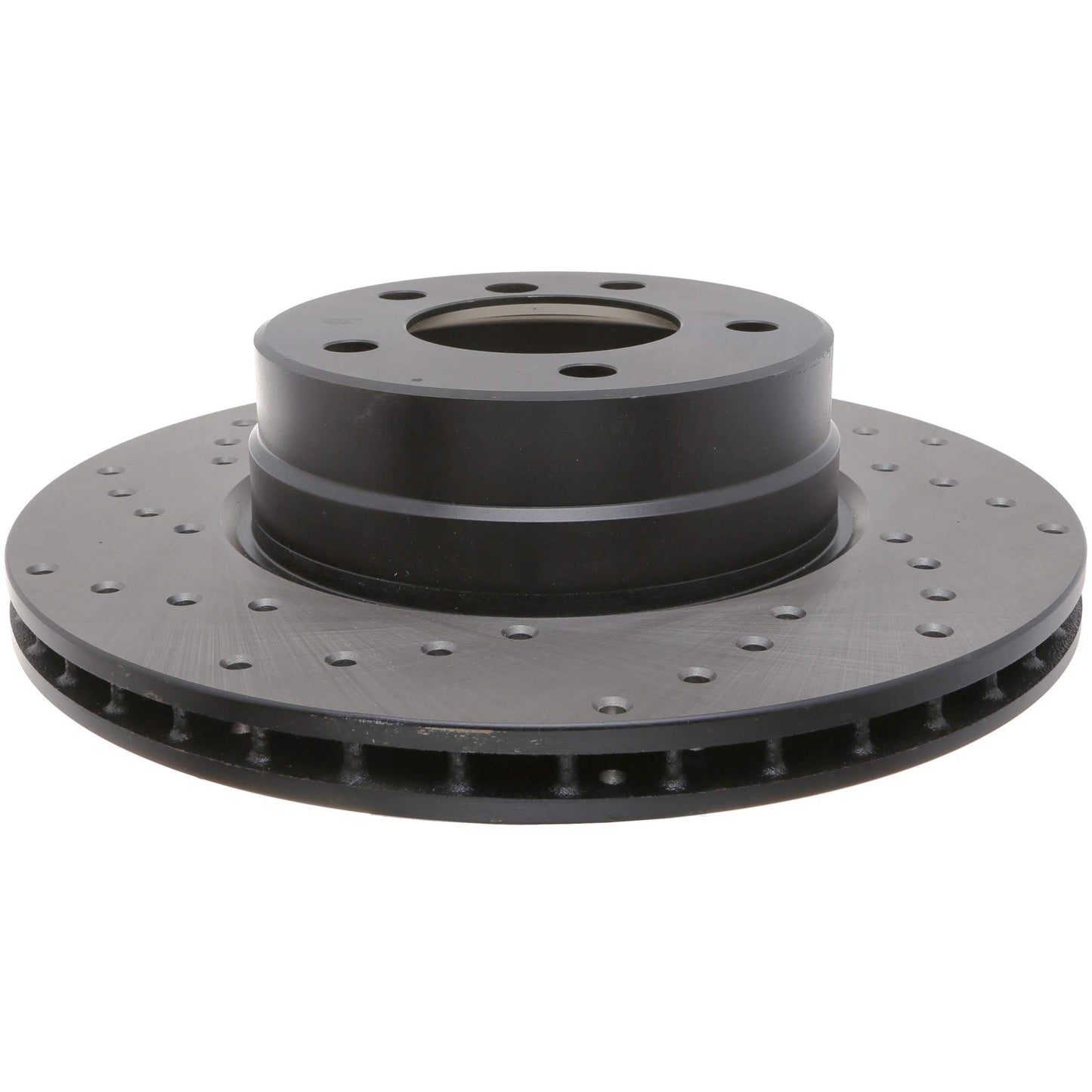 StopTech 04-05 BMW 525 Series Manual Trans / 10/06-07 525i Sedan Drilled Right Front Rotor 128.34073R