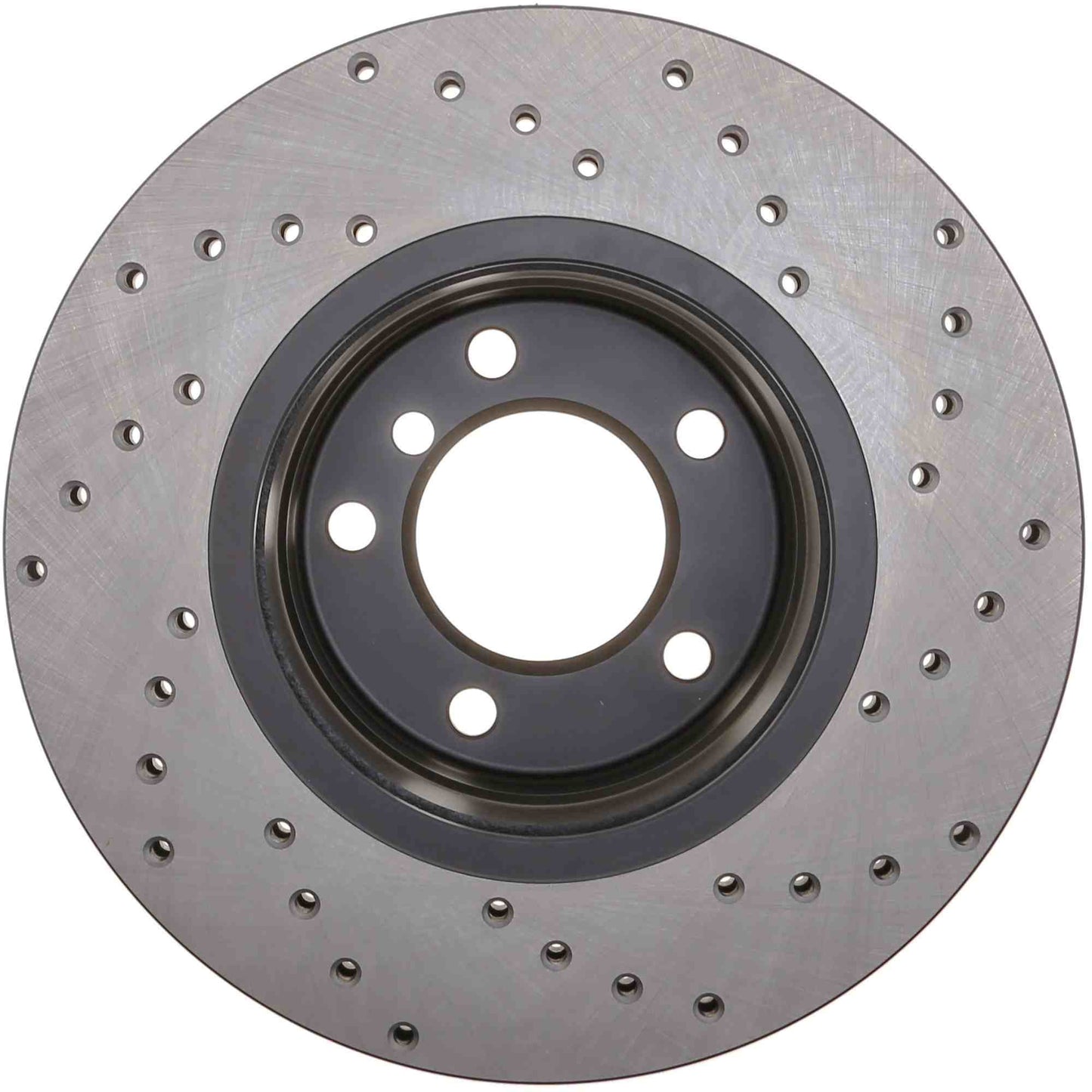 StopTech 04-05 BMW 525 Series Manual Trans / 10/06-07 525i Sedan Drilled Right Front Rotor 128.34073R