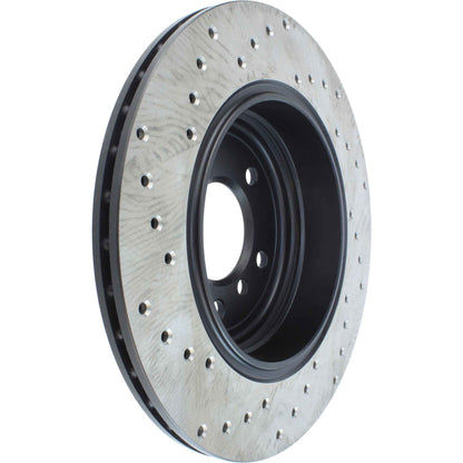 StopTech 04-07 BMW 525 Series / 08-10 528 Series / 04-07 530 Series Drilled Left Rear Rotor 128.34074L