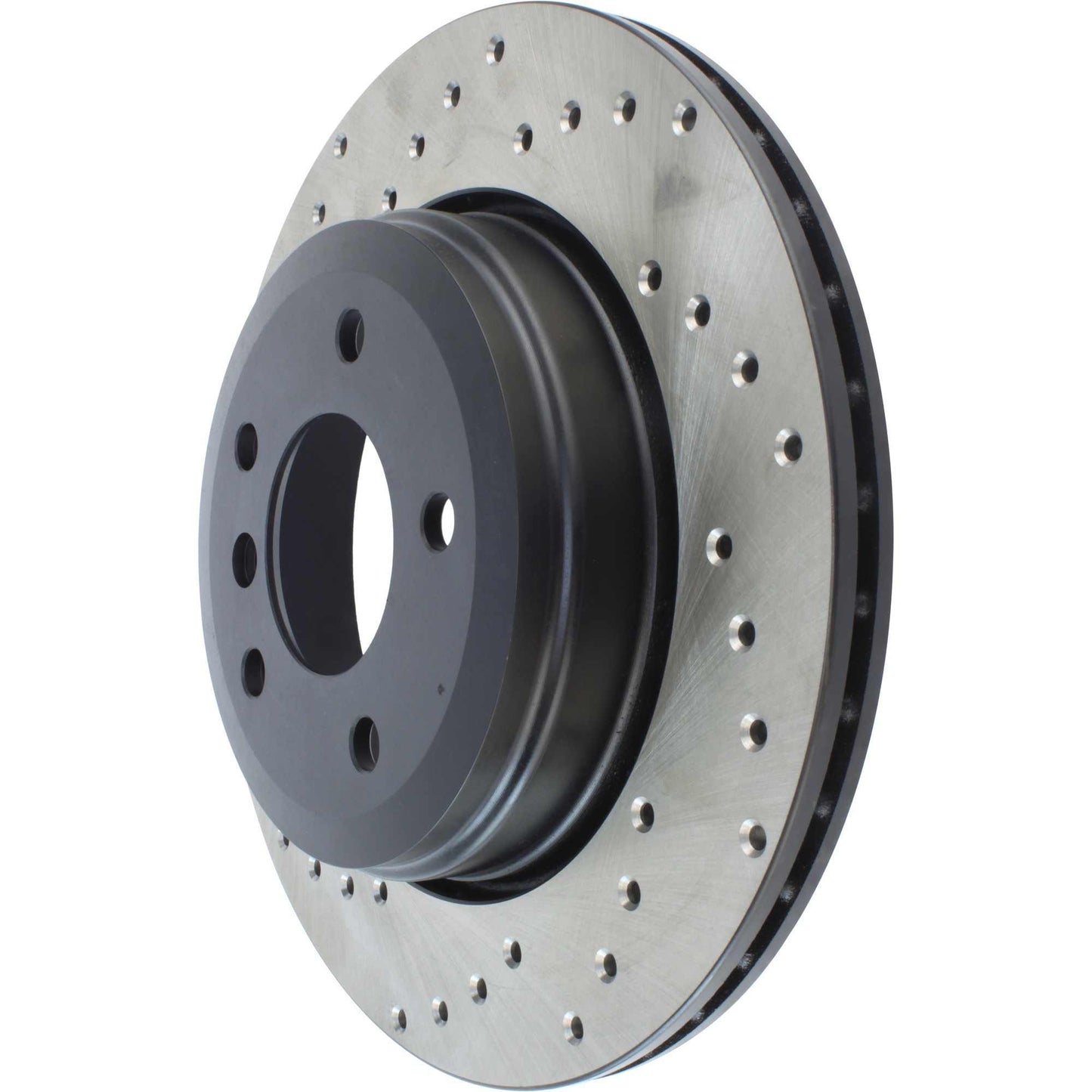 StopTech 04-07 BMW 525 Series / 08-10 528 Series / 04-07 530 Series Drilled Right Rear Rotor 128.34074R