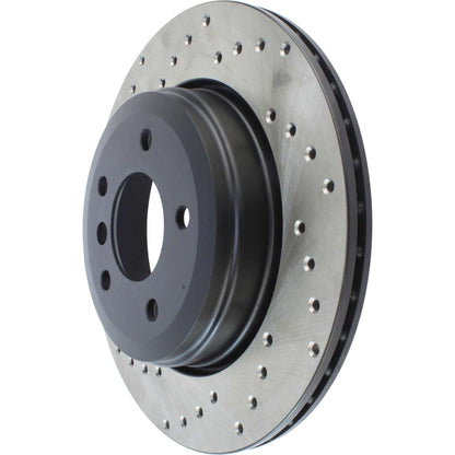 StopTech 04-07 BMW 525 Series / 08-10 528 Series / 04-07 530 Series Drilled Right Rear Rotor 128.34074R