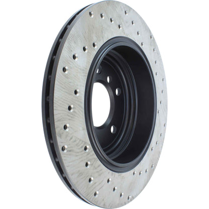 StopTech 04-07 BMW 525 Series / 08-10 528 Series / 04-07 530 Series Drilled Right Rear Rotor 128.34074R