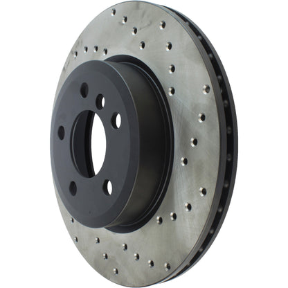 StopTech  Sport Cryo Cross Drilled Brake Rotor; Front Right