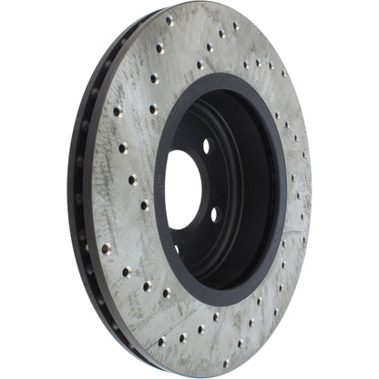 StopTech  Sport Cryo Cross Drilled Brake Rotor; Front Right