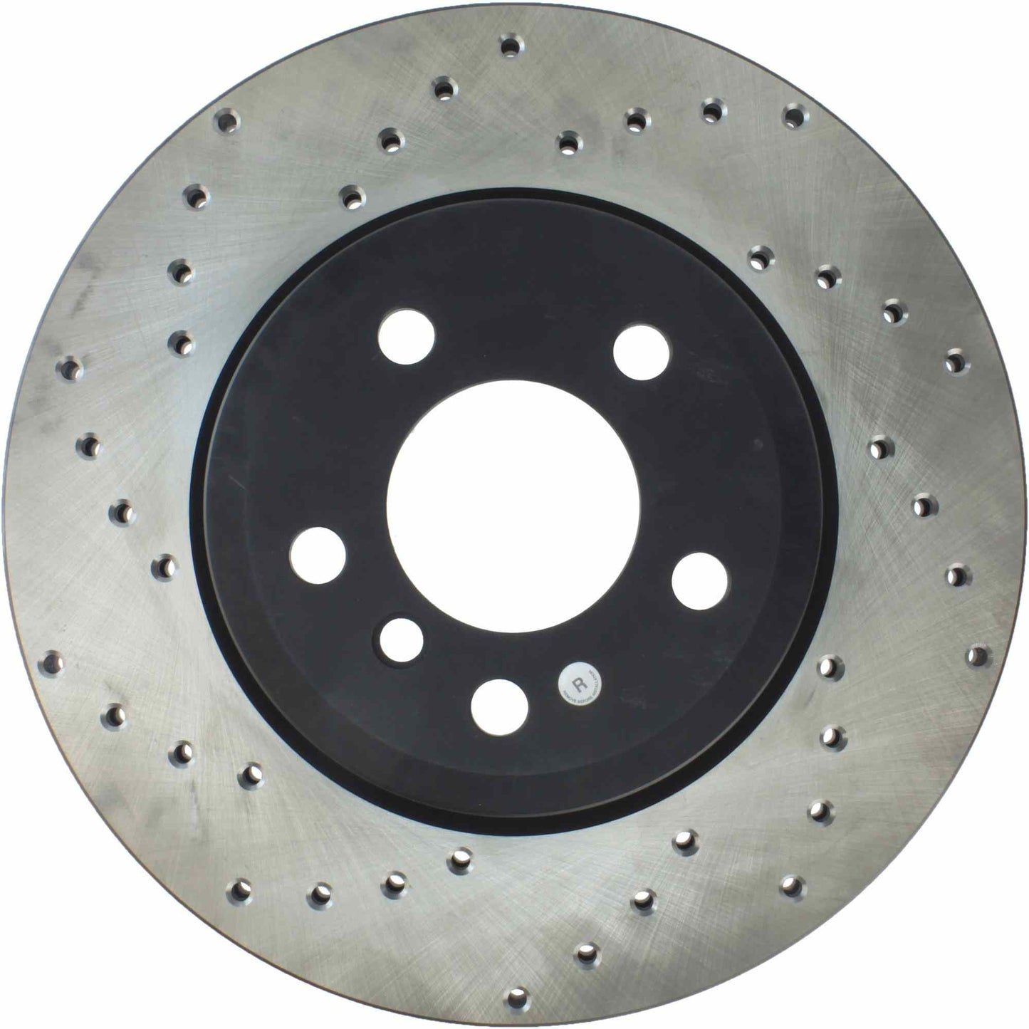 StopTech Sport Cryo Cross Drilled Brake Rotor; Rear Left