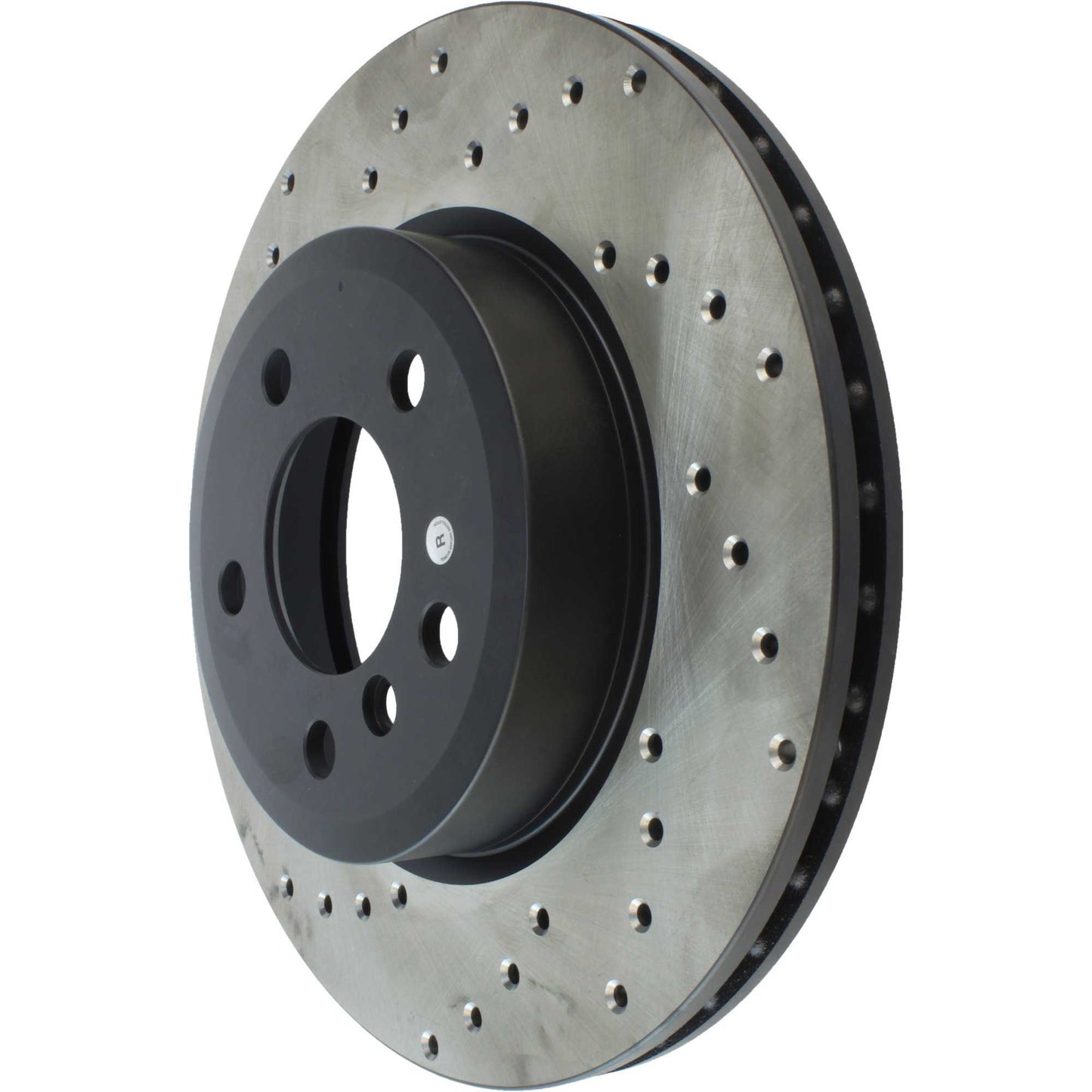 StopTech Sport Cryo Cross Drilled Brake Rotor; Rear Left