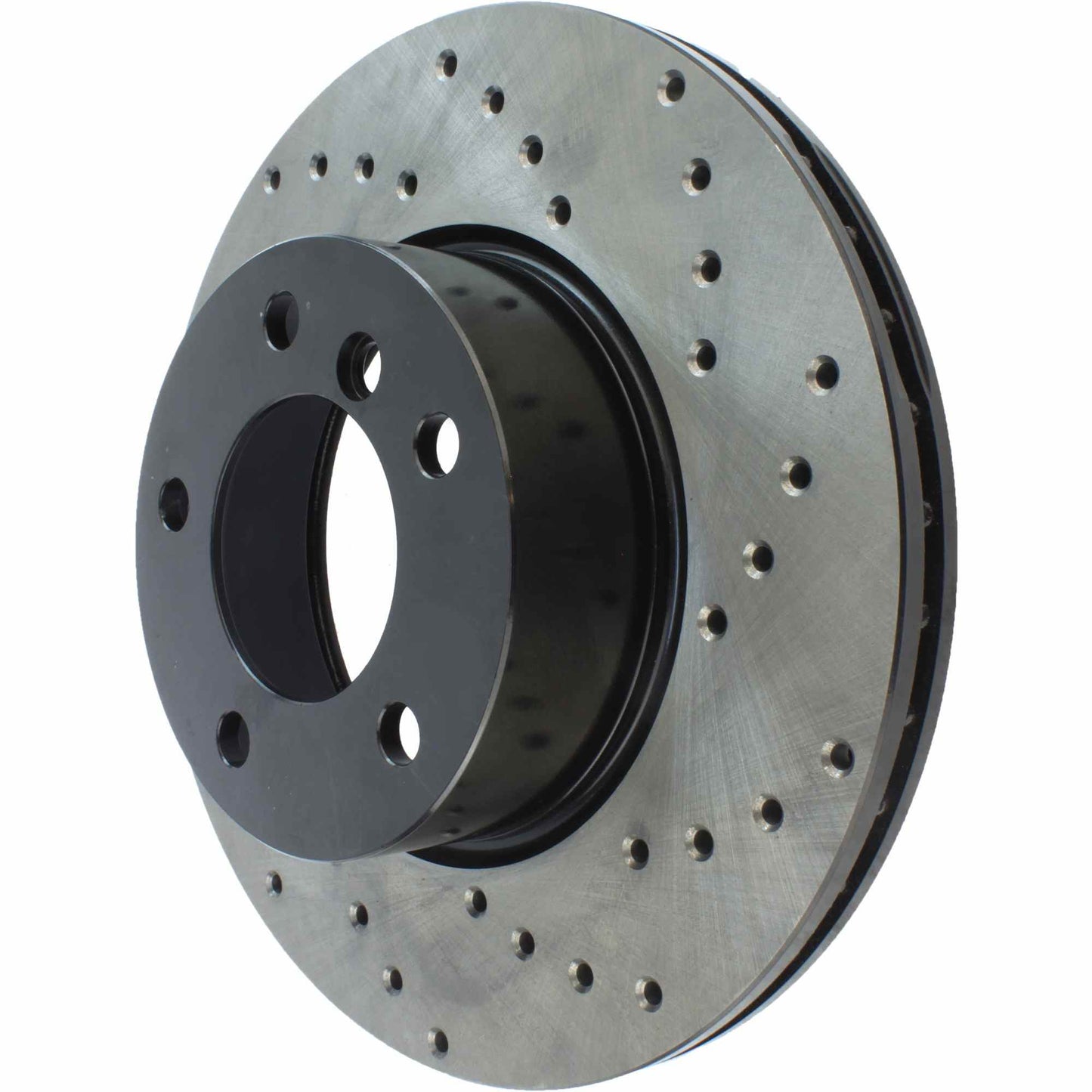 StopTech Sport Cross Drilled Brake Rotor Front Left 128.34077L