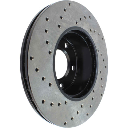 StopTech 08-10 BMW 128i Cross Drilled Left Front Rotor 128.34077L