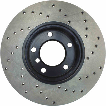 StopTech 08-10 BMW 128i Cross Drilled Right Front Rotor 128.34077R