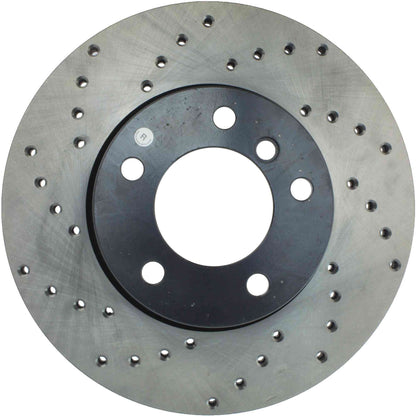 StopTech 08-10 BMW 128i Cross Drilled Right Front Rotor 128.34077R
